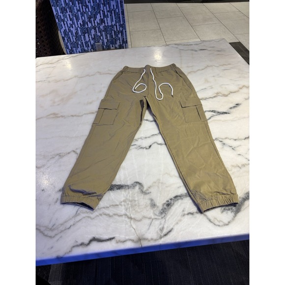 The Unbranded Brand Other - New Condition Without Tag Size Small Men's Cargo Pants Tan Khaki Color Pockets